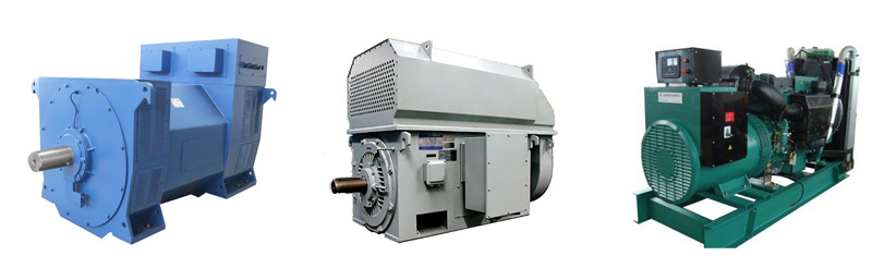 High voltage motor, generator